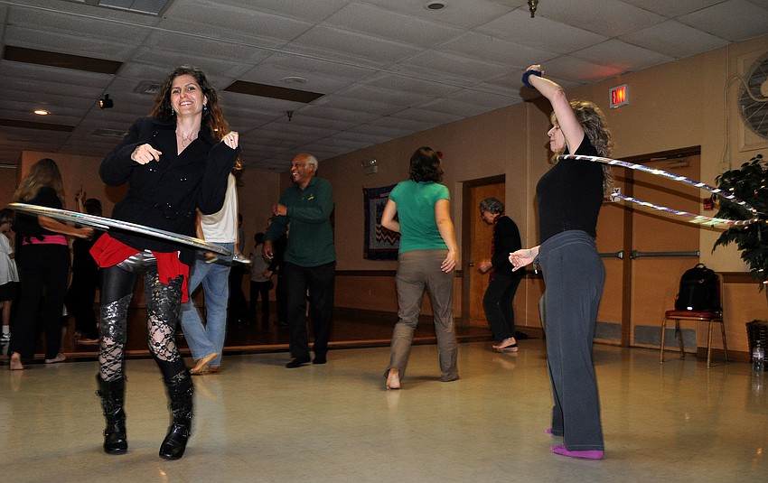 Bonnie Brown and Debbie Meyers of Outward Spiral Hoop Dance