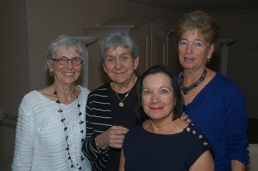 Jean Mori, Barbara Hankins, Lucille Fiore and Laura Frank