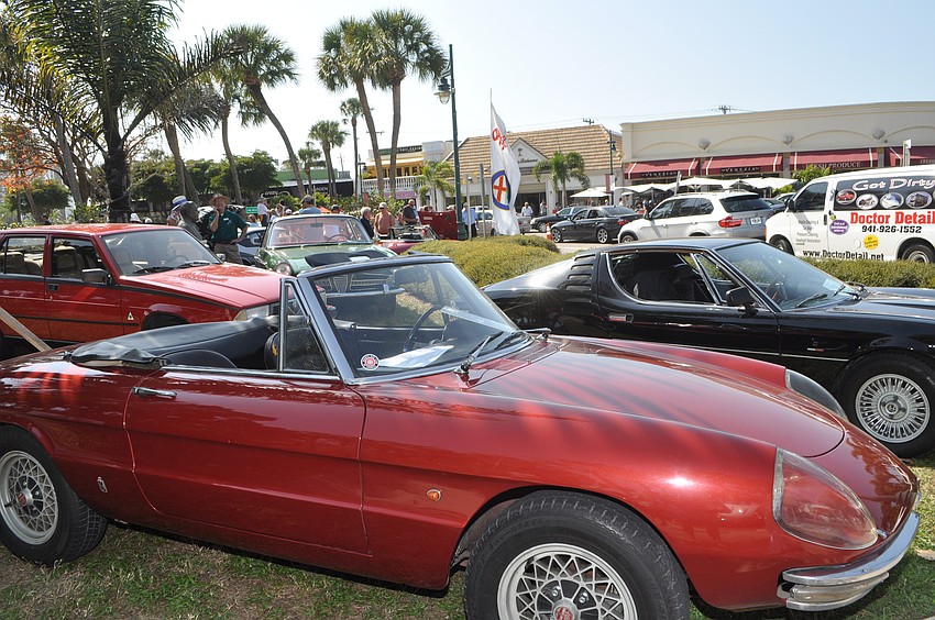 Alfa Romeo was among the makes on display.