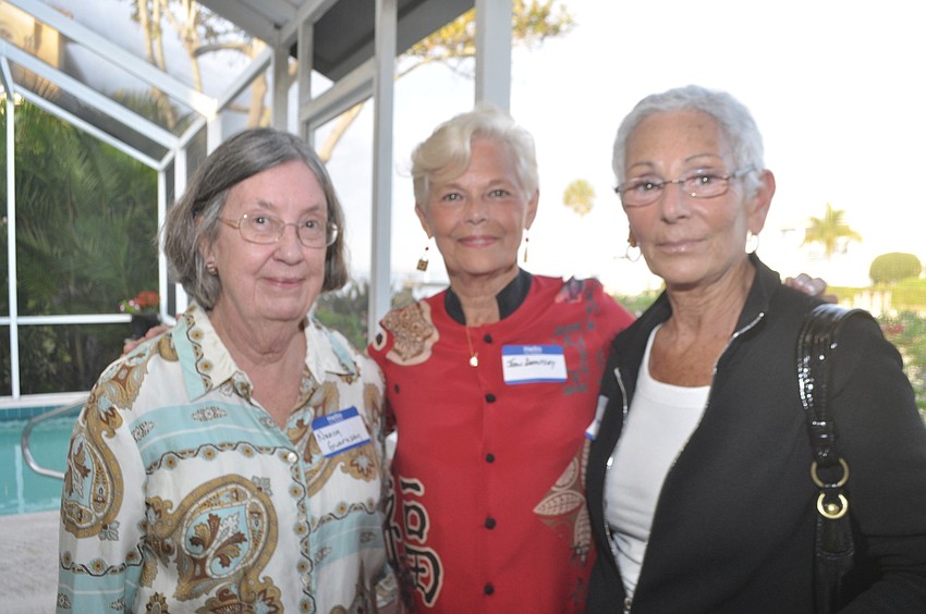 Nancy Guernsey, Joan Dempsey and Sharon Levy Hardaker