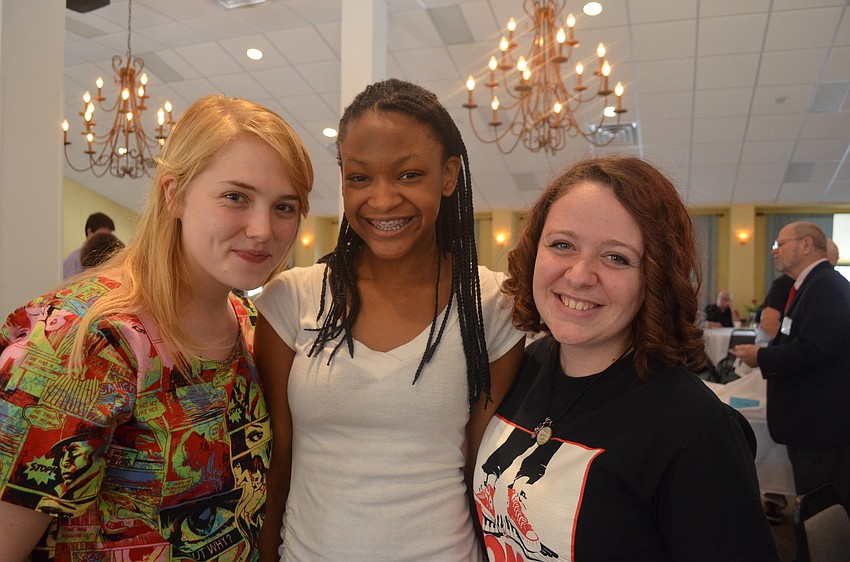 Camille Hudson, Chandler Powell and Sarah Mayper