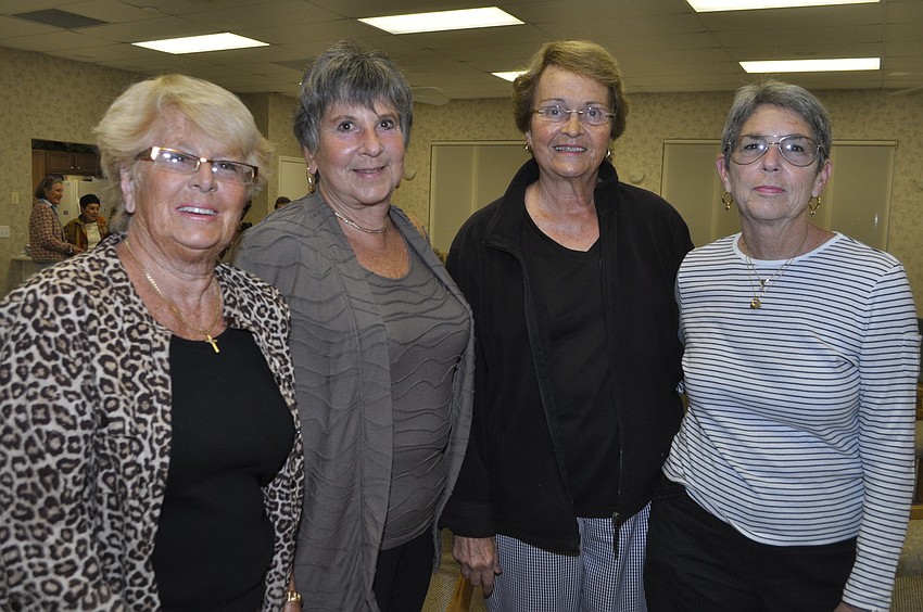 Susan Bitzer, Jackie Salvino, Emmy Lou Gilbert and Madelyn Spoll