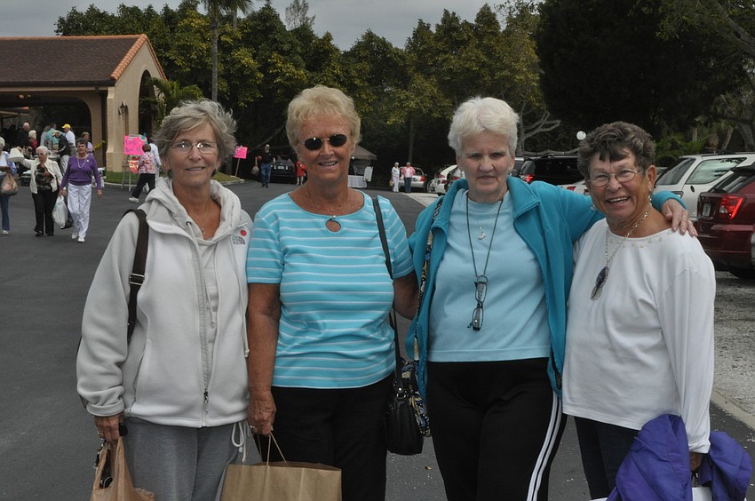 Linda Harden, Joan Hurlburt, Arlene Garvey and Betty Cole