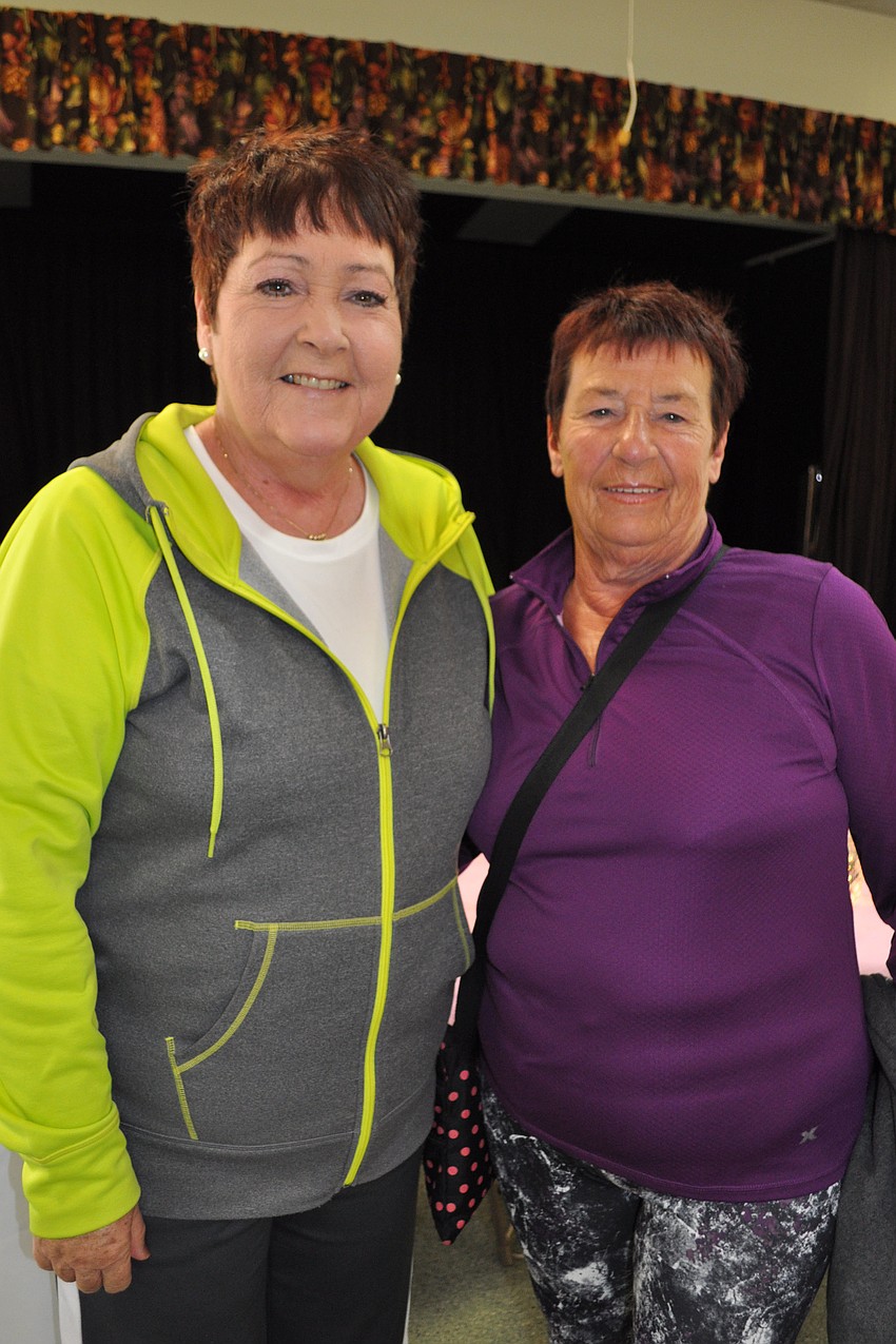 Sharon Lavallee and Estelle Pilon are neighbors both in Horseshoe Cove and back in Canada.