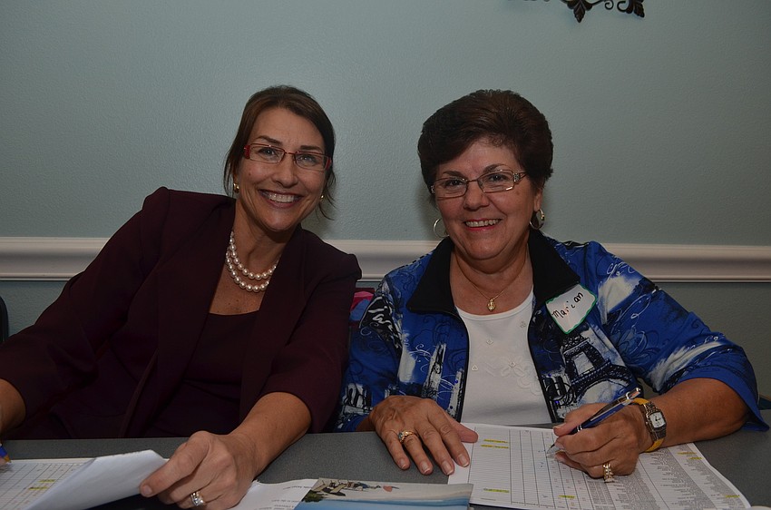 Sandy Host and Marian Kristlibas