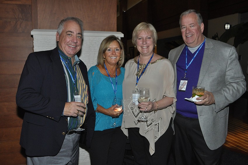 David DeMarco and Linda Shaiman with Kelly and Cheri Ireland