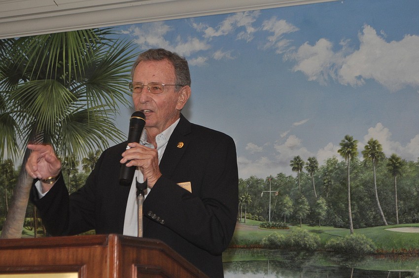 Vice mayor David Brenner spoke about the townâ€™s achievements.