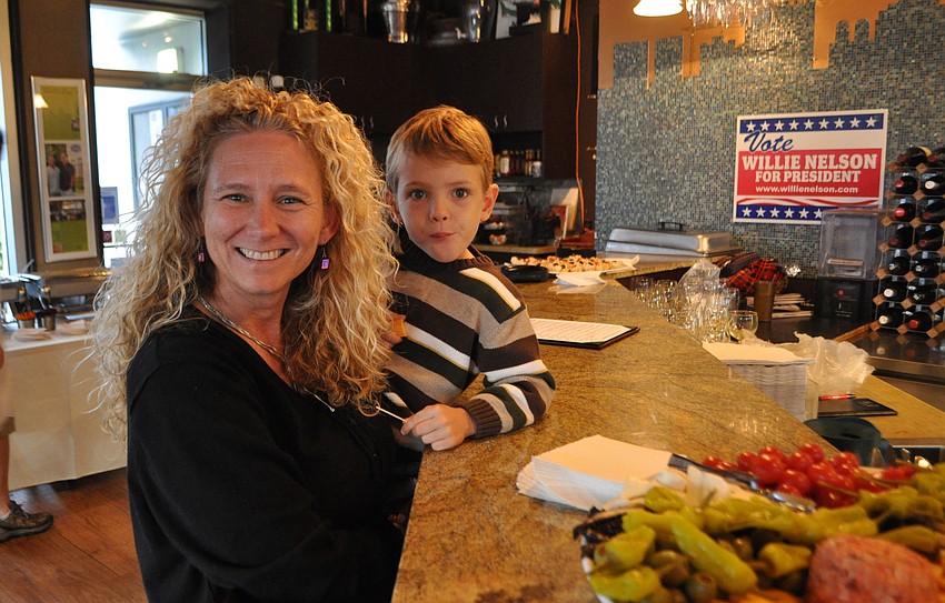 Jennifer Ahearn-Koch with Bodhi Kirschner