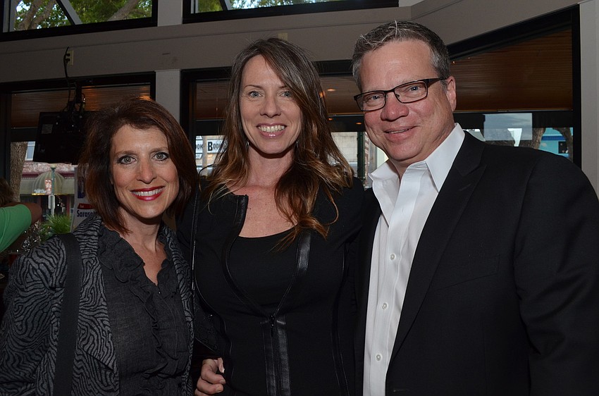 Richard Dorfman Supporters Bonnie Schiavone, Barbara Wheatley and Sean Murphy