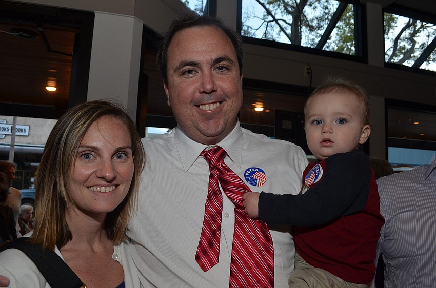 Sydney and Joe Gruters with their 11-month-old son Spencer