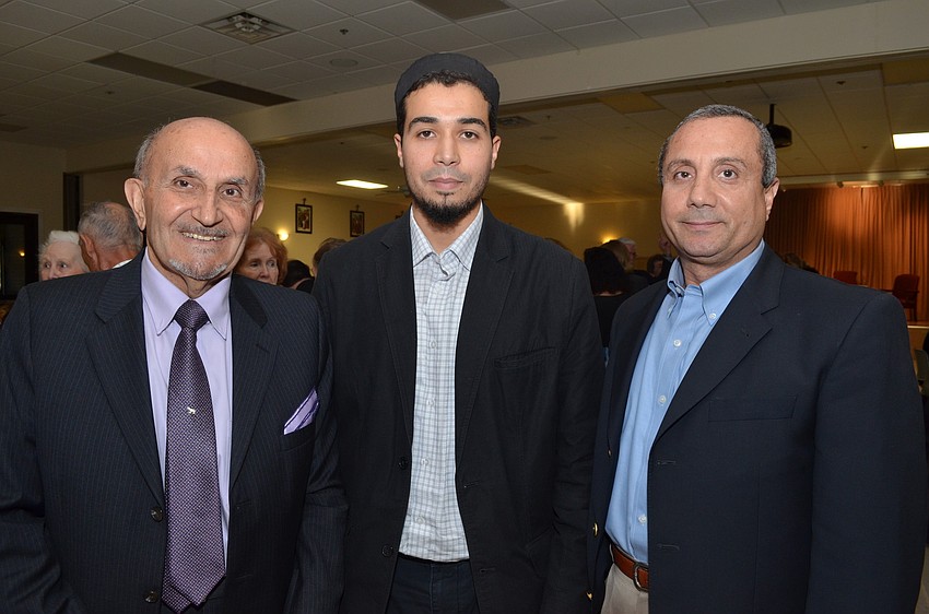 Hassan Hammami Imam of the Islamic Society of Sarasota/Bradenton Redouan Safdi and Hytham Bakr