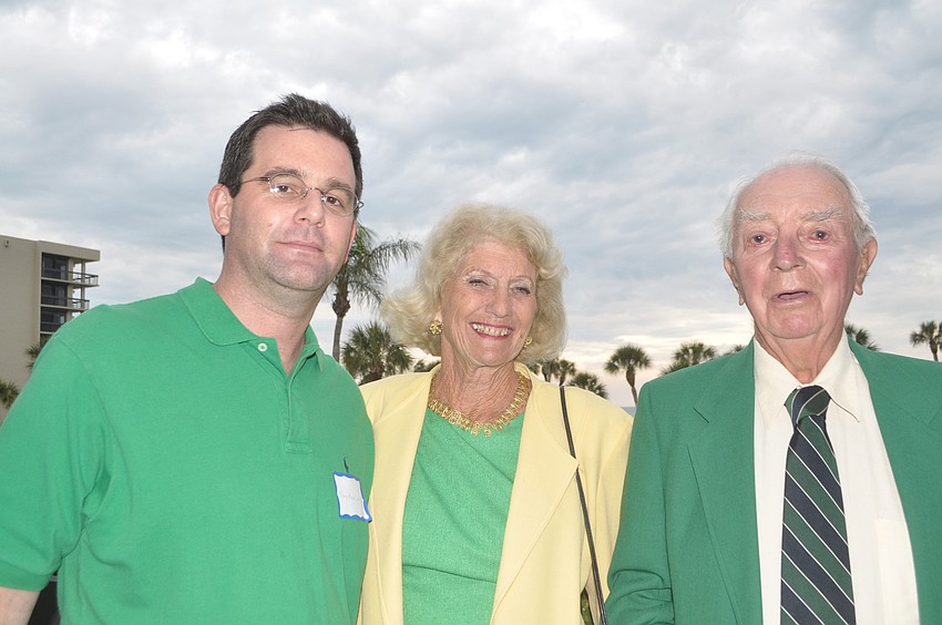 Tony Mazziotti with Elizabeth and Len Barrett