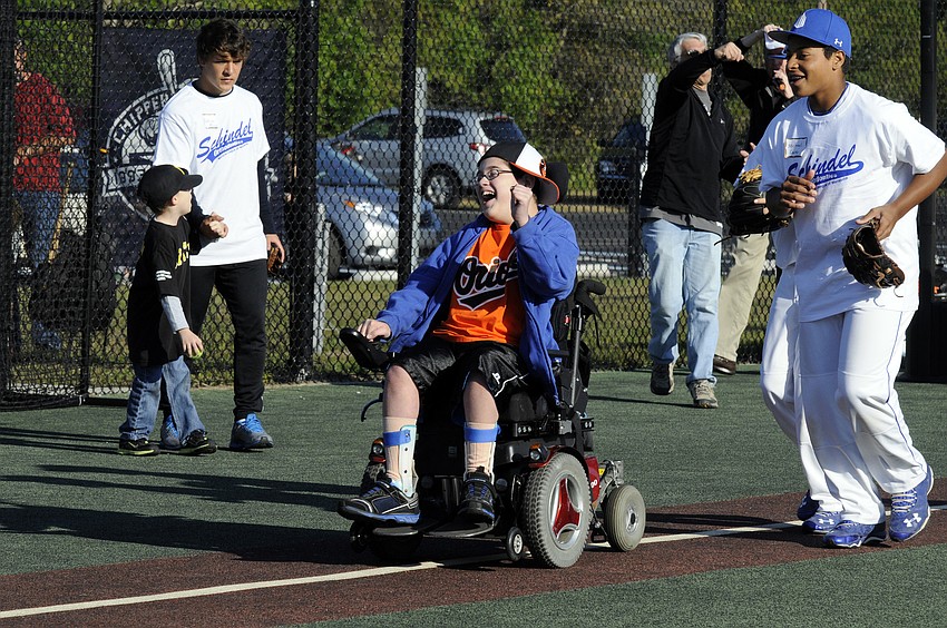 Eleven-year-old Seth Morano couldnâ€™t contain his excitement as he rounded third base and headed for home plate.