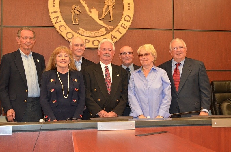 The Longboat Key Town Commission stays intact for 2013-14 and took a group picture for the town's website Tuesday night.