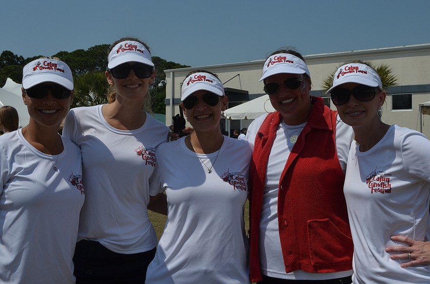 St Martha Cajun Crawfish Festival Co â€“ Chairs Haven Beach, Christy Green, Laura Gamsby, Rebecca Blitz and Julie Reboul