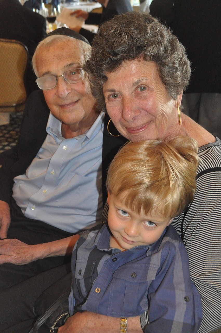 Rona and Marvin Robinson with friend, Mackey Kamiel