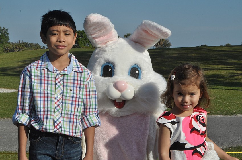 Angelo, 10, and Alexis Dempsey, 3