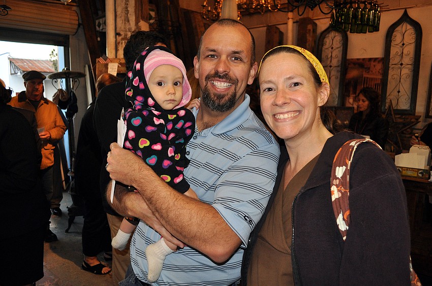 Bill and Tina Sommers with their 10-month-old daughter, Brielle.