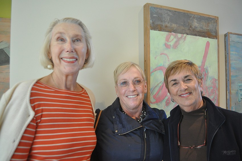 Val Gill, Wilma Davidson and Pat Heffron