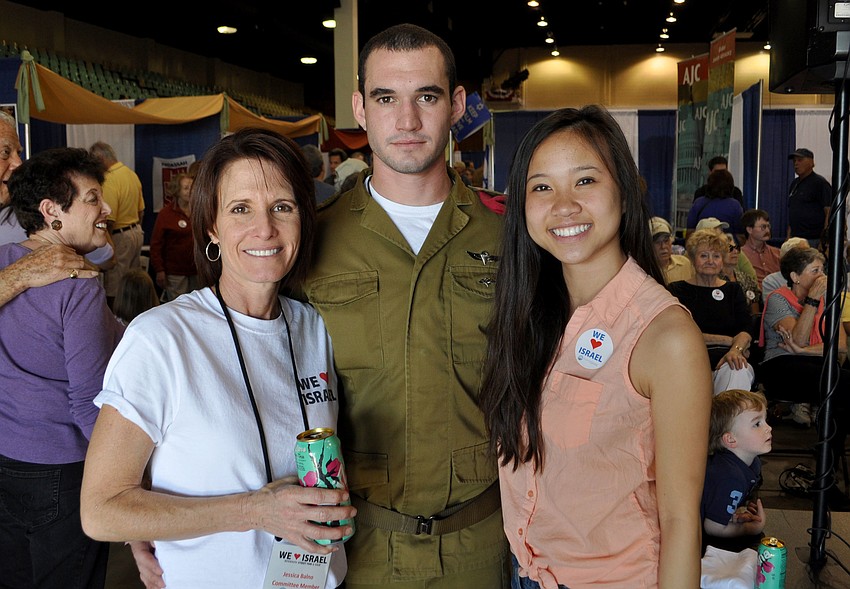 Jessica Balno with her son, Alexander and Vivan Nguyen