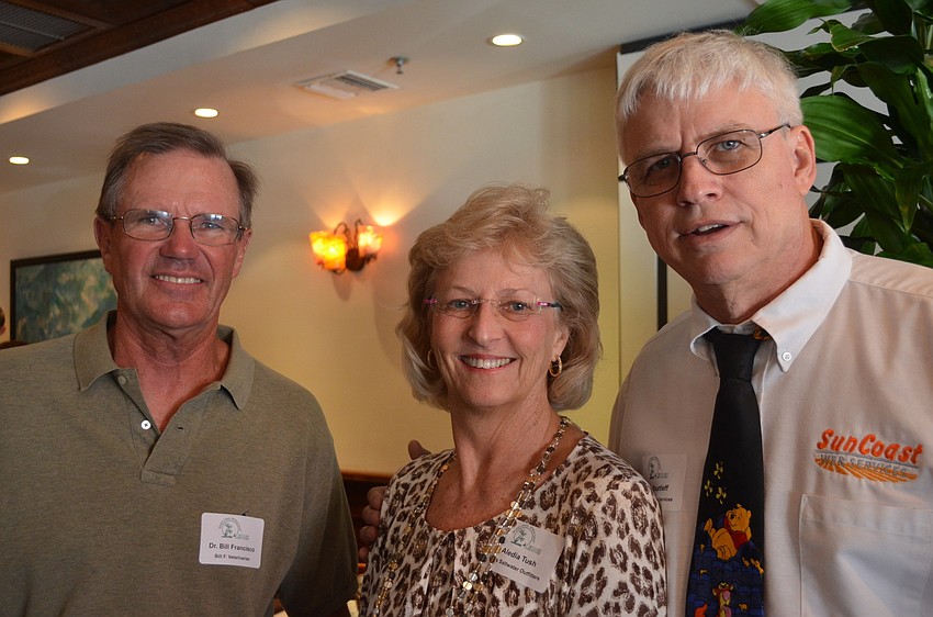 Dr. Bill Francisco, Aledia Tush and Jim Shurteff