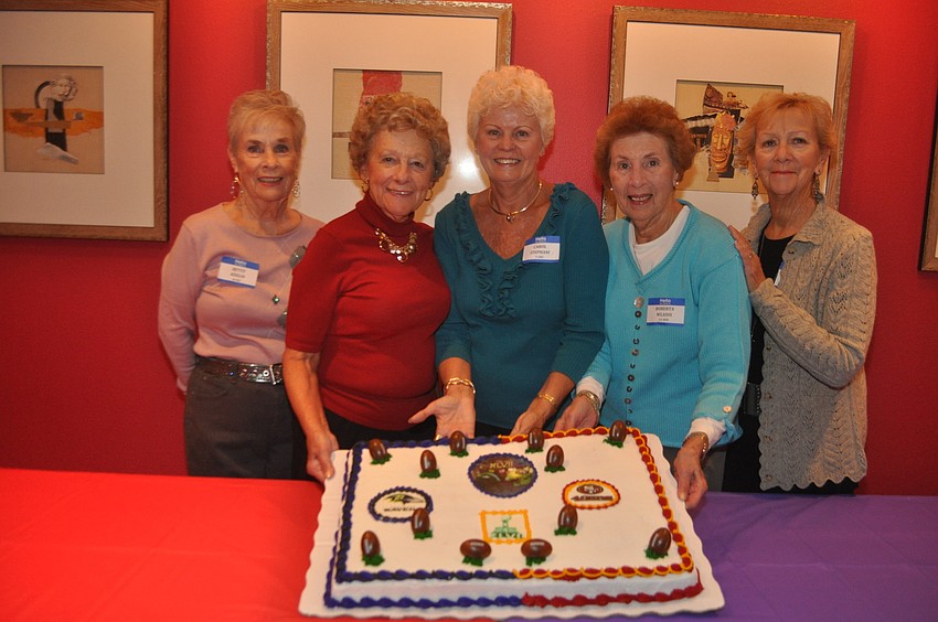 The Beachplace Super Bowl party planners included Betty Keelin, Agnes Forcht, Carol Stephani, Roberta Wladis and Pat Brouder.