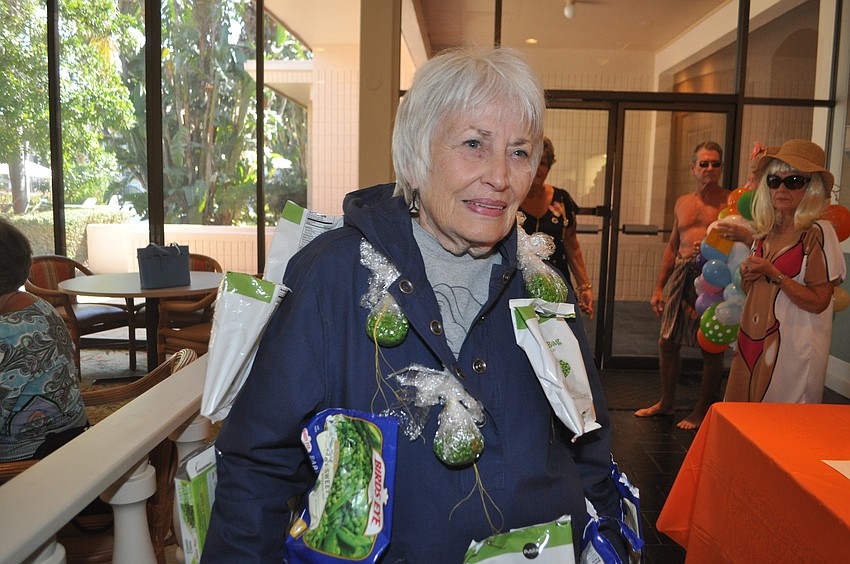 Alice Jorgensen in a â€œpeaâ€ coat.