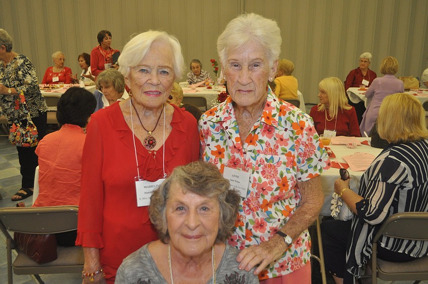 Madeline Raftery, Gladys Henry and Anne Winter