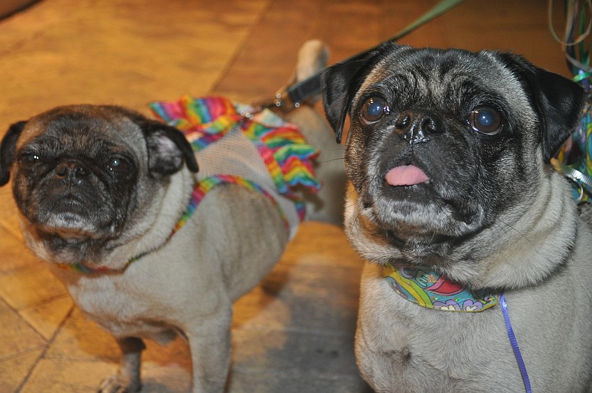 Oakley and her son, Marley, celebrate Mardi Gras