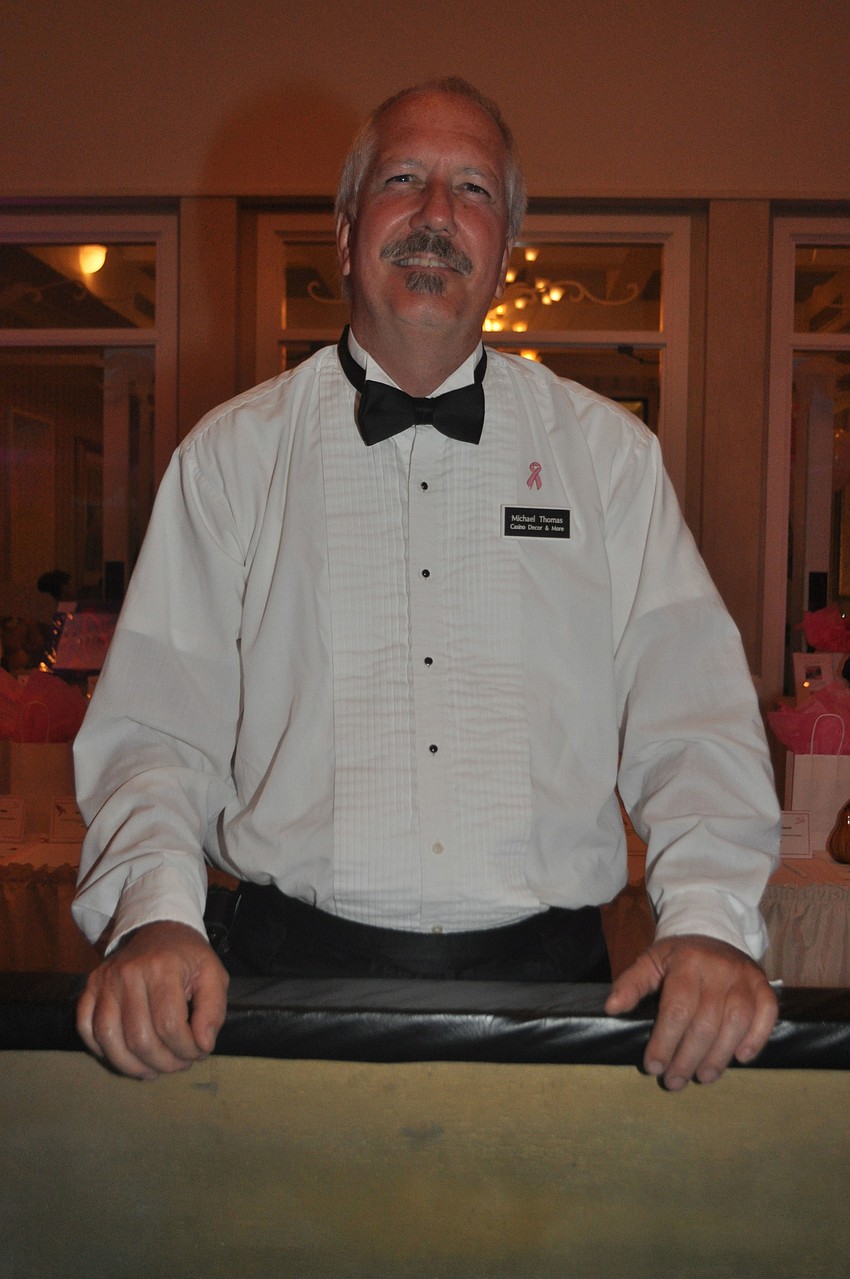 Michael Thomas manned the roulette table
