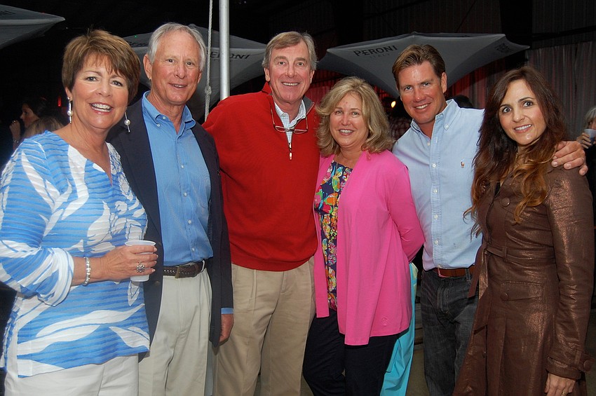 Susan and Jim Mathers, Dan and Beth Riley and Allen and Adriana Engle