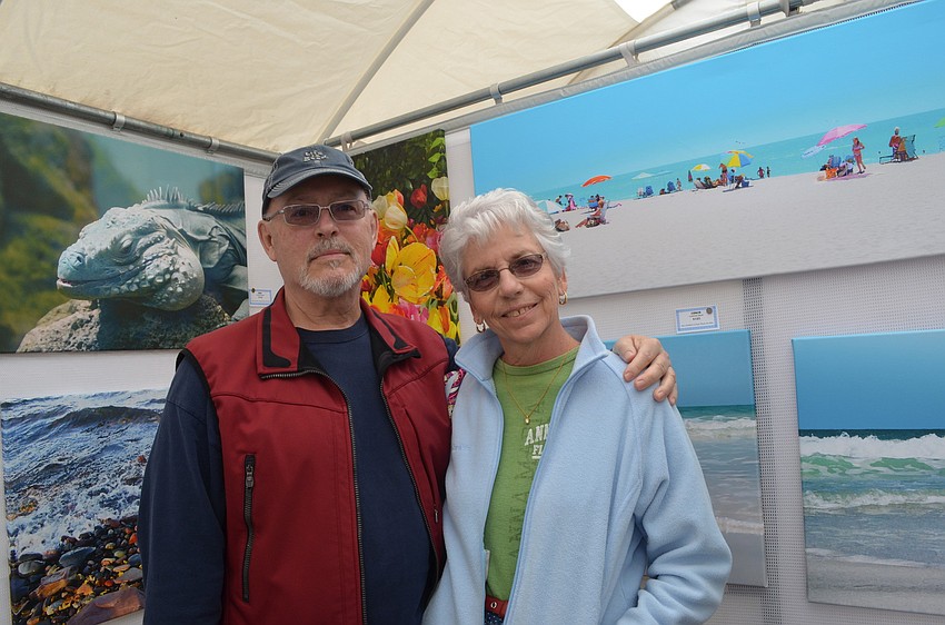 Mike and Kaye Collar visit Sarasota from Appleton, WI.