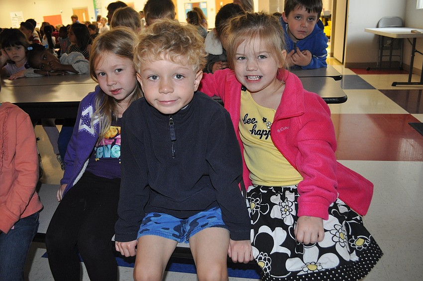 Emilie Roach, Kaleb Rios and Lauaryne Bond