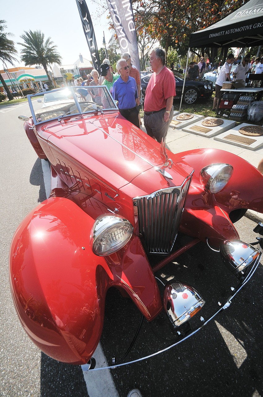 a 1934 Packard Roadster