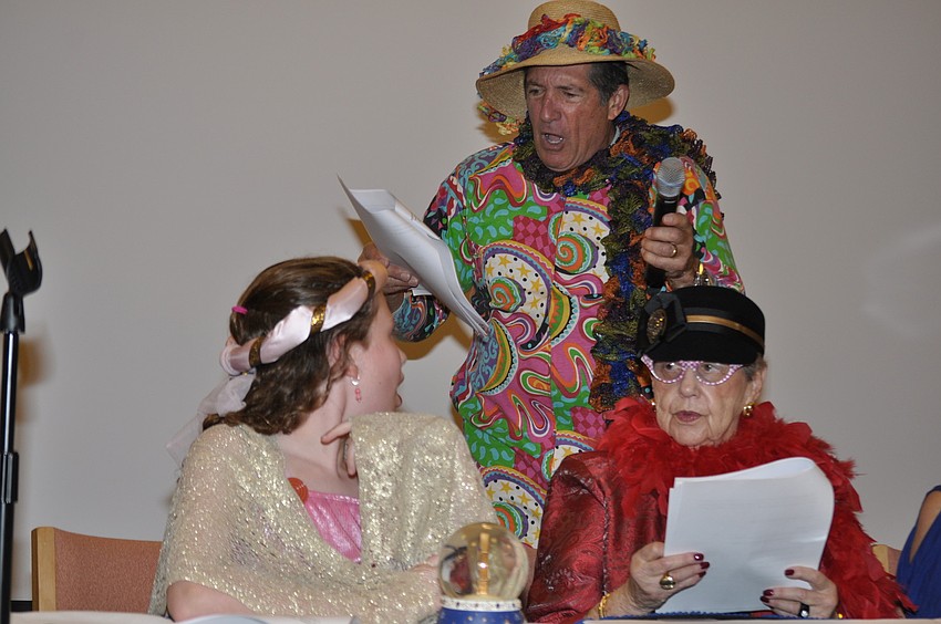 Emma Katz, Rabbi Michael Eisenstat and Shirley Fein