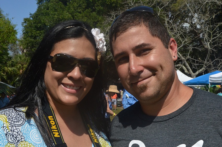 Liz Bosques Rodriguez and Hernan Rodriguez Lugo were visiting from Puerto Rico.