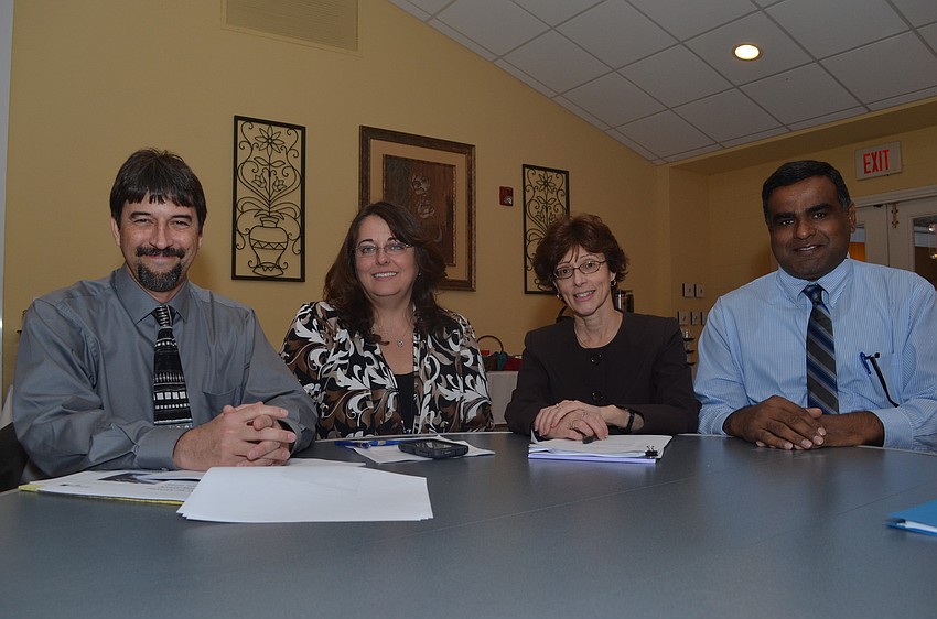 Project manager Curtis Smith, program manager Carolyn Eastwood, director of parks and recreation Carolyn Brown, and public works mobility Amjid Hussain