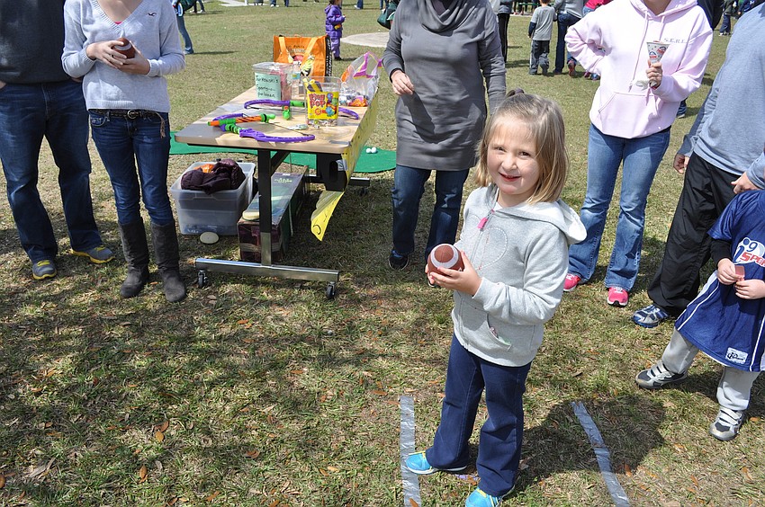 Lily Pellegrino threw a football.