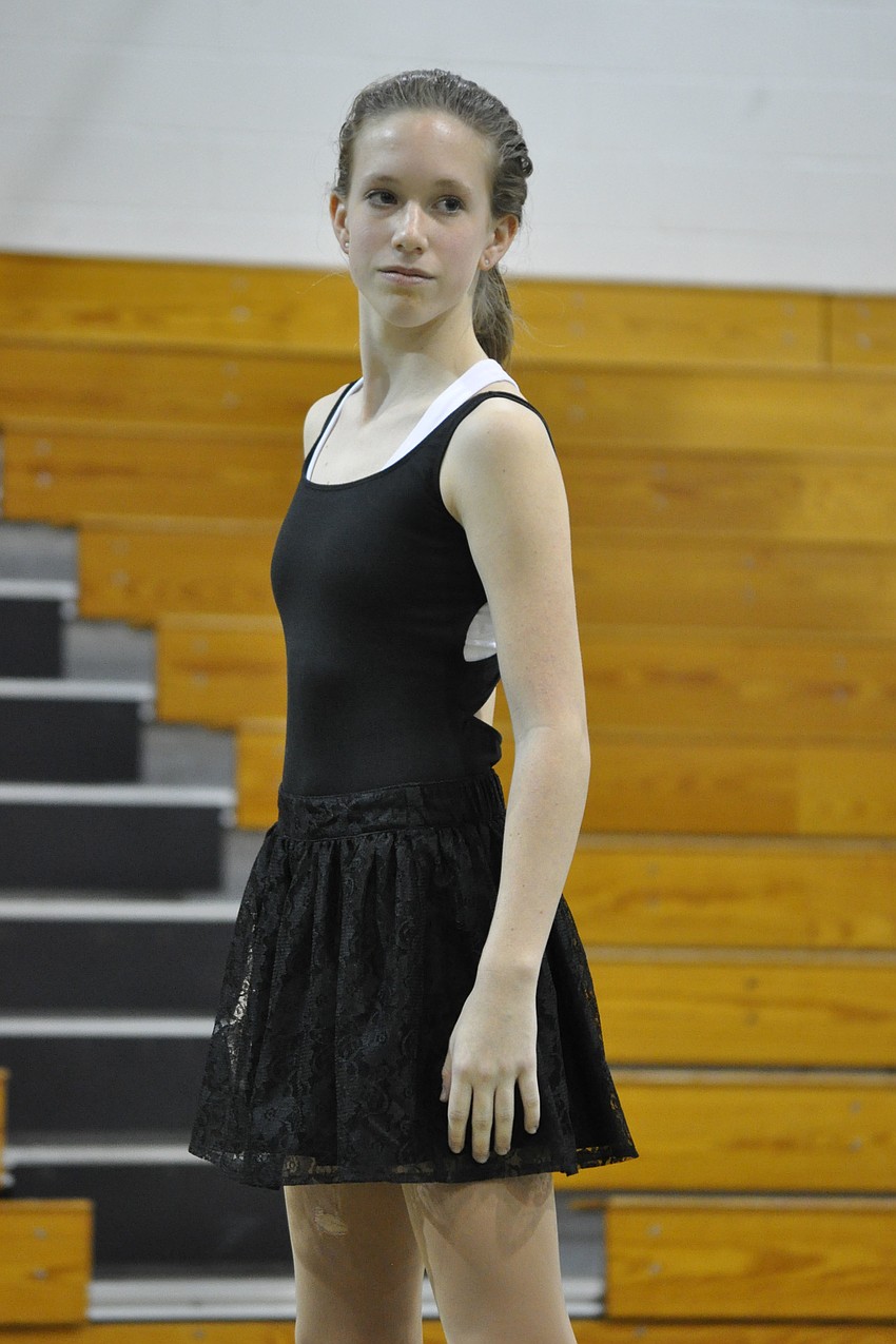 Jamie Newby performed a solo routine.