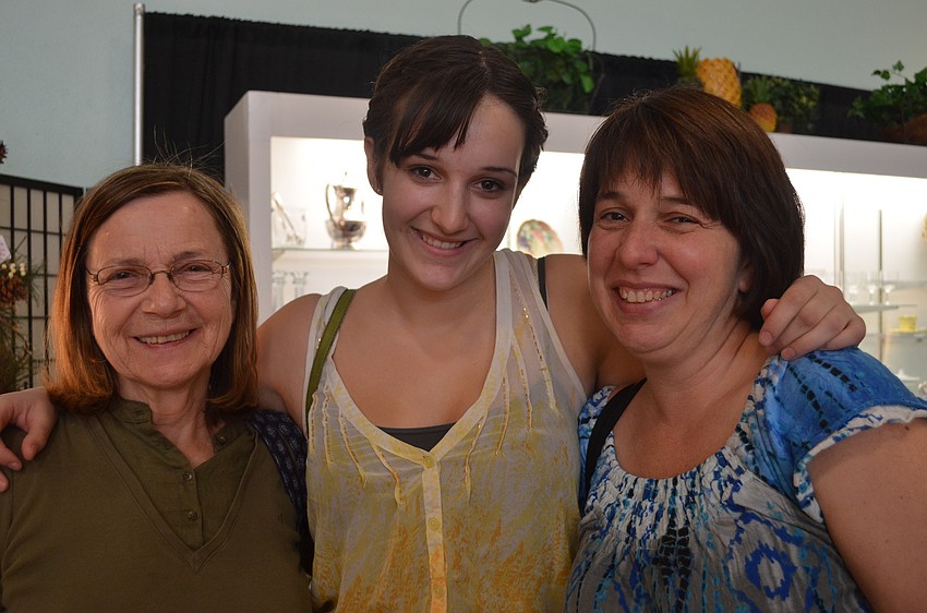 Grandmother Helga Lopatin with her granddaughter Danielle Graham and daughter Joelle Graham