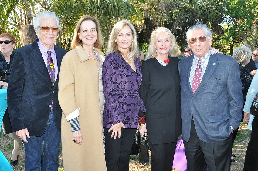 Doug and Ann Logan, Teresa Philipp and Wanda and Harold Libby