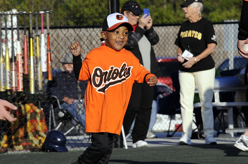 Four-year-old Faheem Randall-Ali couldnâ€™t wait to take the field.