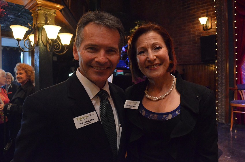 Master of Ceremonies Rob Coseo with Lisa Wright