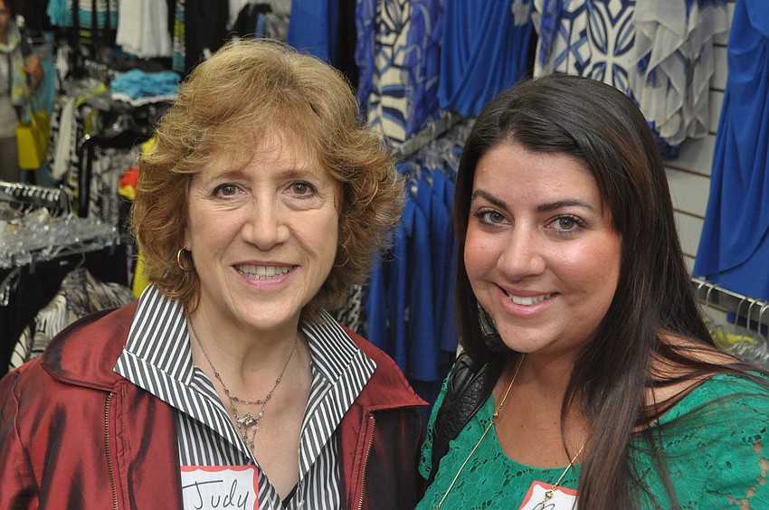 Judy Bennett of Bob Carter Co. and Marissa Canneto of Hyatt Regency