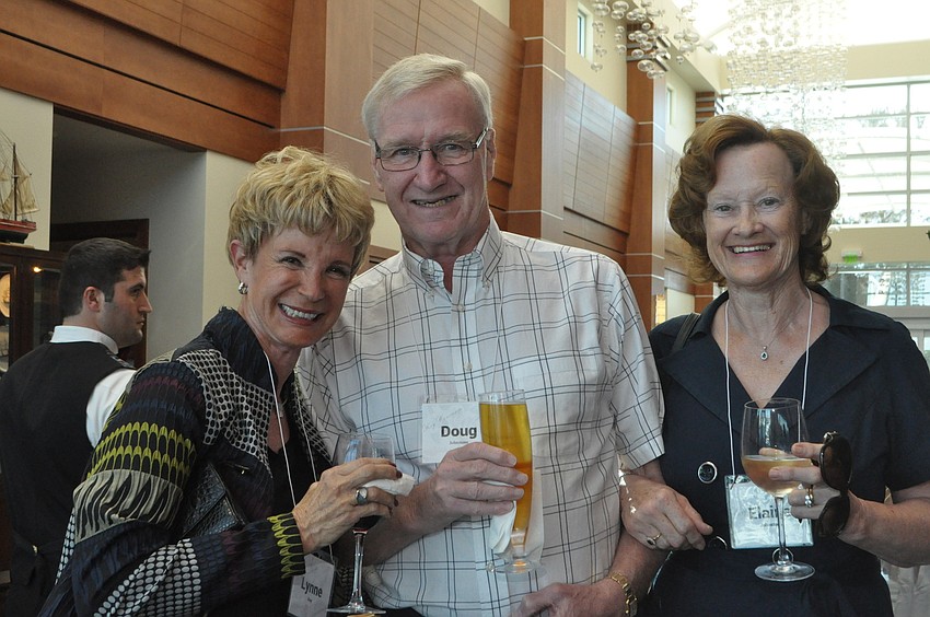 Lynne Koy with Doug and Elaine Johnstone