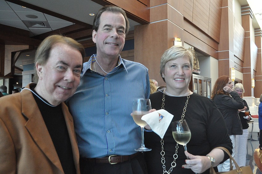 Mac Edwards, Reggie Burks and Christine Sandrib