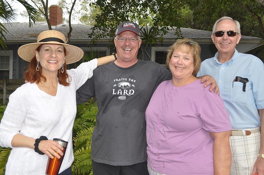 Amy and Michael Drake with Merry Ann and Jim Rosengren