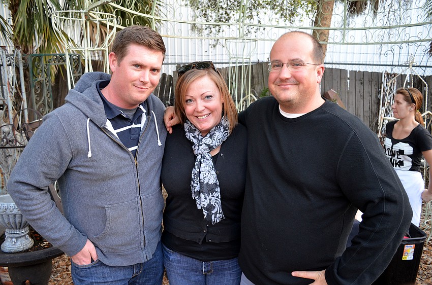 Cade and Aly Busse with Jason Allen