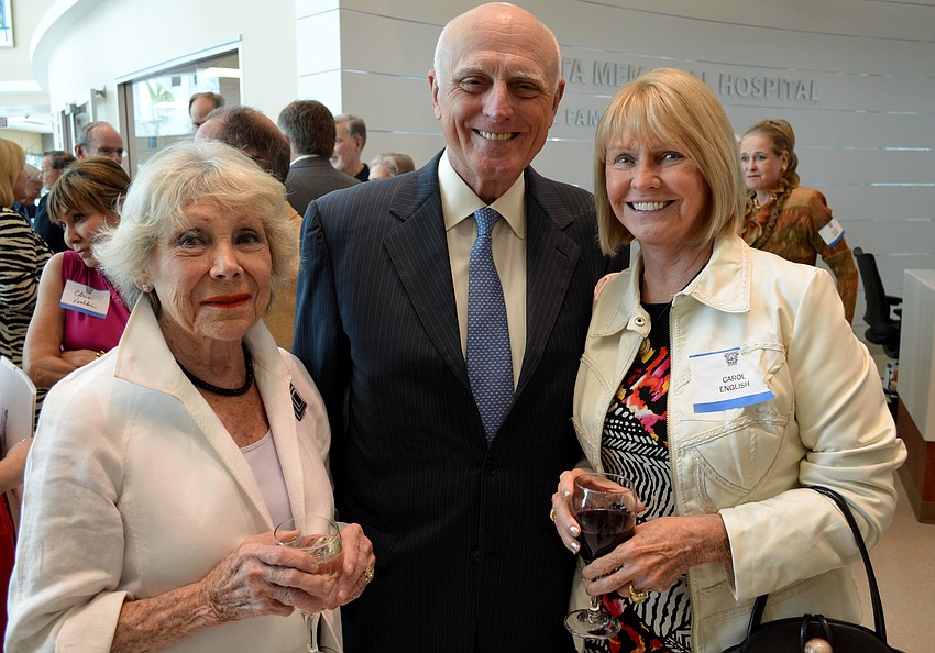 Harriet Bernbaum with Larry and Carol English