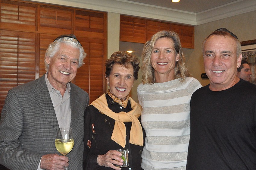 Sam and Ellen Sport with Nina Schmidt and Larry Greenspon